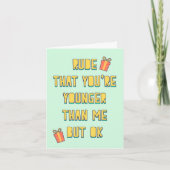 失礼だが私より若いが大丈夫 カード (正面)