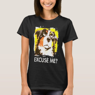 「失礼ですか？」態度の悪い犬Tシャツ Tシャツ