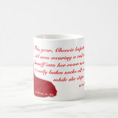 失礼なおもしろいリスケーユーモアのあるピンナップクリスマスマグ コーヒーマグカップ (中央)