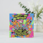 失礼なおもしろい誕生日カード (スタンド正面)