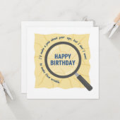 失礼なおもしろい誕生日カード カード (正面/裏面インサイチュ)