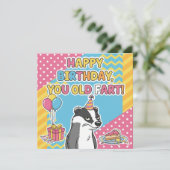 失礼なおもしろい誕生日カード カード (スタンド正面)