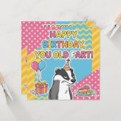 失礼なおもしろい誕生日カード カード (正面/裏面インサイチュ)