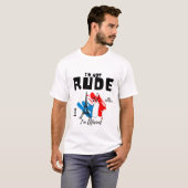 失礼なのではなく、効率的だからです Tシャツ (正面フル)