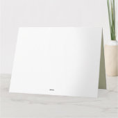 失礼なクリスマス顔私はHo'sのためにそれを行う カード (裏面)