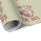 失礼なクリスマス顔私はHo'sのためにそれを行う ラッピングペーパー (ロールコーナー)