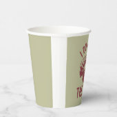 失礼なクリスマス顔私はHo'sのためにそれを行う 紙コップ (右)