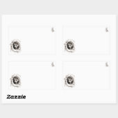 失礼なシール 長方形シール (シート)