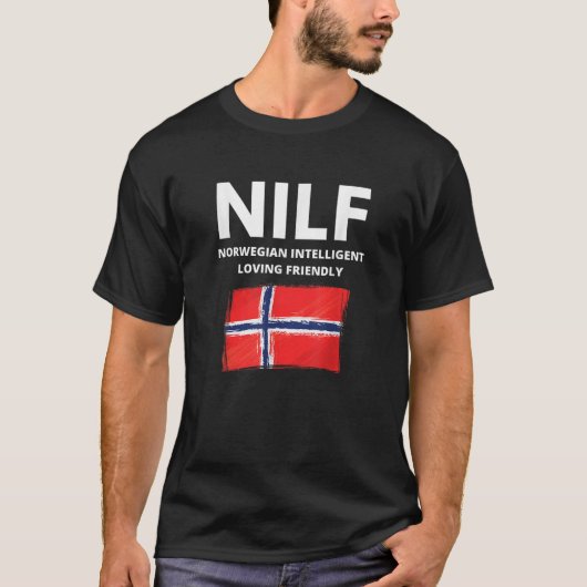 失礼なノルウェーギフト 楽しいノルウェー ユニセックス大人 Tシャツ (正面)
