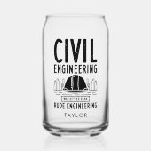 失礼なパーソナライズよりも市民エンジニアリングの方法 ガラス缶 (正面)