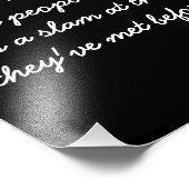 失礼な人々に関する引用可能なポスター フォトプリント            (角)