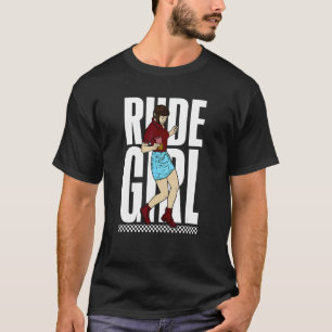 失礼な女の子Tシャツ1969トロイの木馬スキンヘッド服 Tシャツ