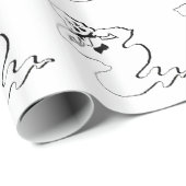 失礼な幽霊ハロウィーン ラッピングペーパー (ロールコーナー)