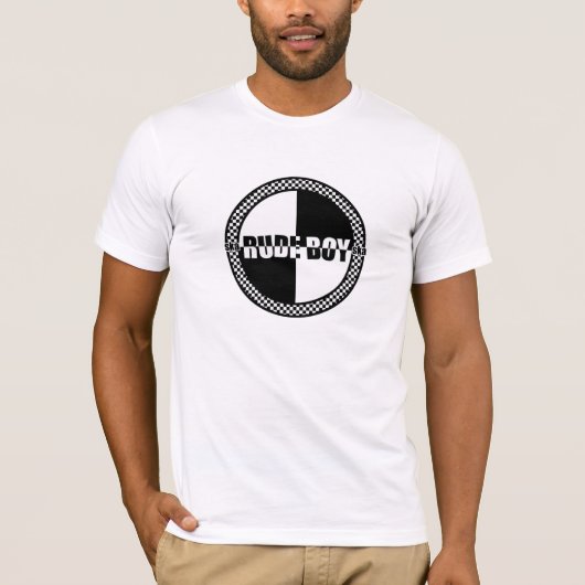 失礼な男の子のレジ係 Tシャツ (正面)