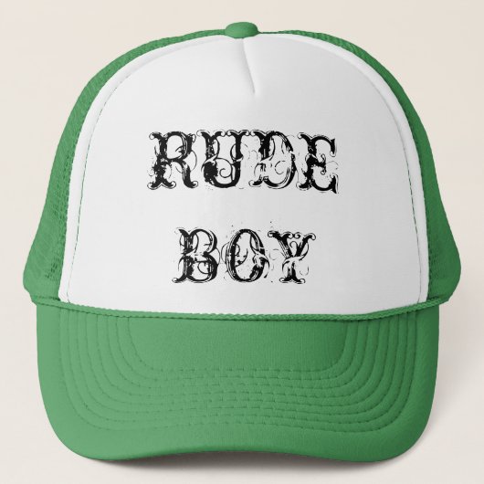 失礼な男の子 キャップ (正面)