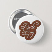 失礼な男の子 缶バッジ (正面&裏面)