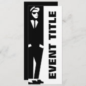 失礼な男の子: ska 招待状 (正面/裏面)