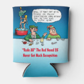 失礼なAlf漫画おもしろい小妖精や小人アットバー 缶クーラー (正面)