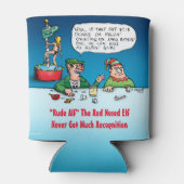 失礼なAlf漫画おもしろい小妖精や小人アットバー 缶クーラー (裏面)