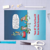 失礼アルフザレッドノーズ小妖精や小人おもしろいクリスマス 薄葉紙 (クラフト)