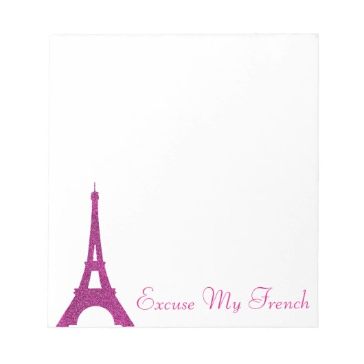 失礼フランスの ノートパッド (正面)