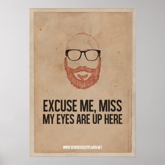 失礼恋しく思.私のポスターが上がっている。 ポスター (正面)