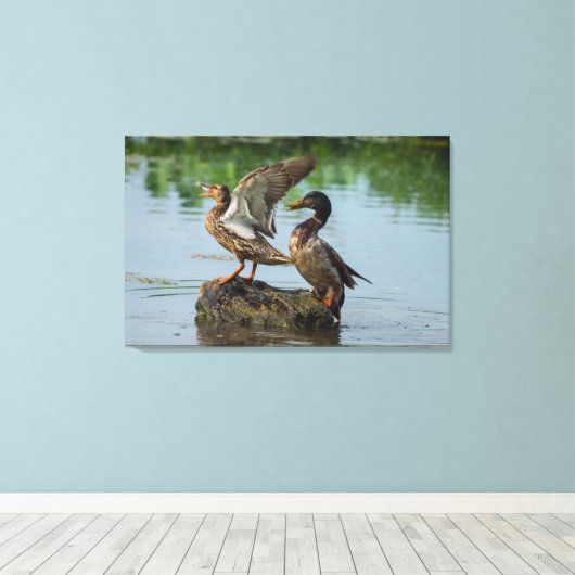 失礼 キャンバスプリント (インサイチュ (ウッドフロア))