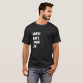 失礼、牛はバイ・バイできない 2 Tシャツ (正面フル)