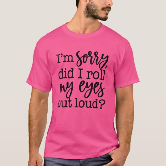 失礼、目を逸らしてしまいましたか? 失礼な1 Tシャツ (正面)