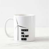 失礼。 私は風-マグ--を持っています コーヒーマグカップ (左)