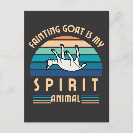 失神ヤギは私の霊獣 ポストカード (正面)