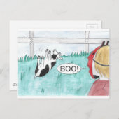 失神ヤギ ポストカード (正面/裏面)