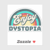 失禁楽しむ症 |皮肉な目覚めレインボーことわざ シール (シート)