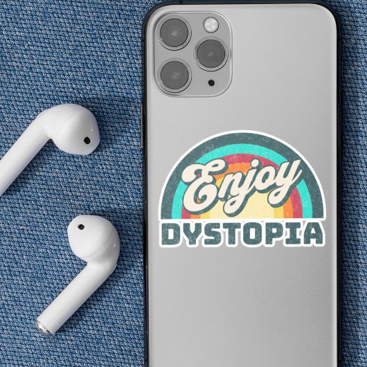 失禁楽しむ症 |皮肉な目覚めレインボーことわざ シール