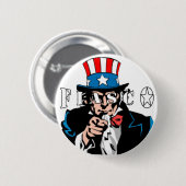 失策ボタンサム 缶バッジ (正面&裏面)