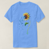 失行認識度ひまわり Tシャツ (デザイン正面)