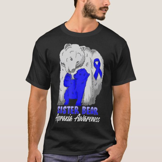 失行認識度ママサポートリボン Tシャツ (正面)