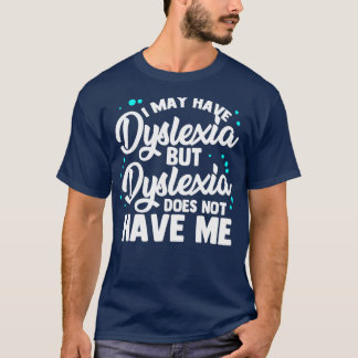 失読性失読症認識度1 Tシャツ
