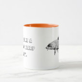 失読症のコイのマグ マグカップ (中央)