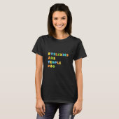 失読症はTeople Poo Dyslexia 2 Tシャツ (正面フル)
