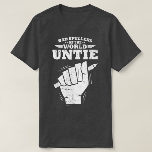 失読症はTeople Poo Dyslexia ADHDである Tシャツ (デザイン正面)