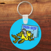 失読症先生魚～失読症の成功 キーホルダー (正面)