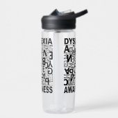 失読症認識度失読症先生学生 ウォーターボトル (左面)