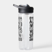 失読症認識度失読症先生学生 ウォーターボトル (右面)