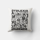 失読症認識度失読症先生学生 クッション (裏面)