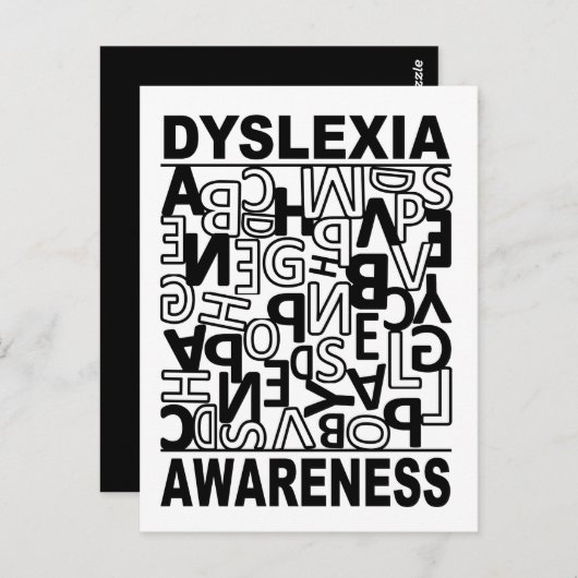 失読症認識度失読症先生学生 ポストカード (正面/裏面)