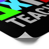 失読症認識度用先生 ポスター (角)