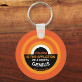 失読症認識度 |サポート | Dyslexic Gift Mag キーホルダー (正面)