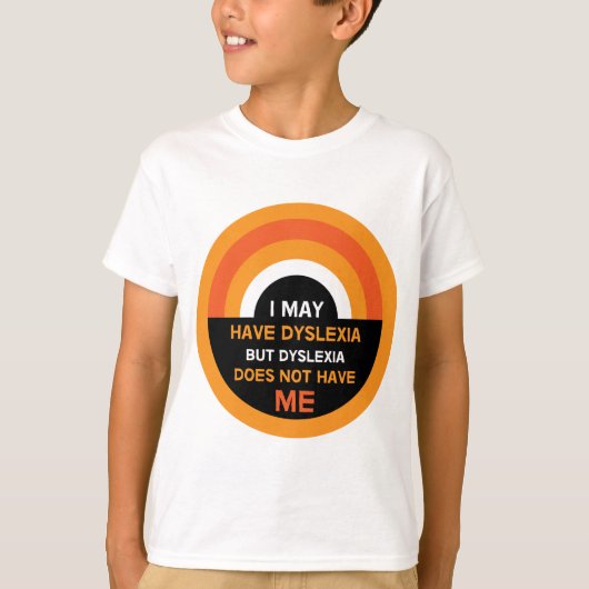 失読症認識度 |サポート | Dyslexic Gift Mag Tシャツ (正面)