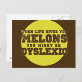 失読症 ポストカード (正面/裏面)